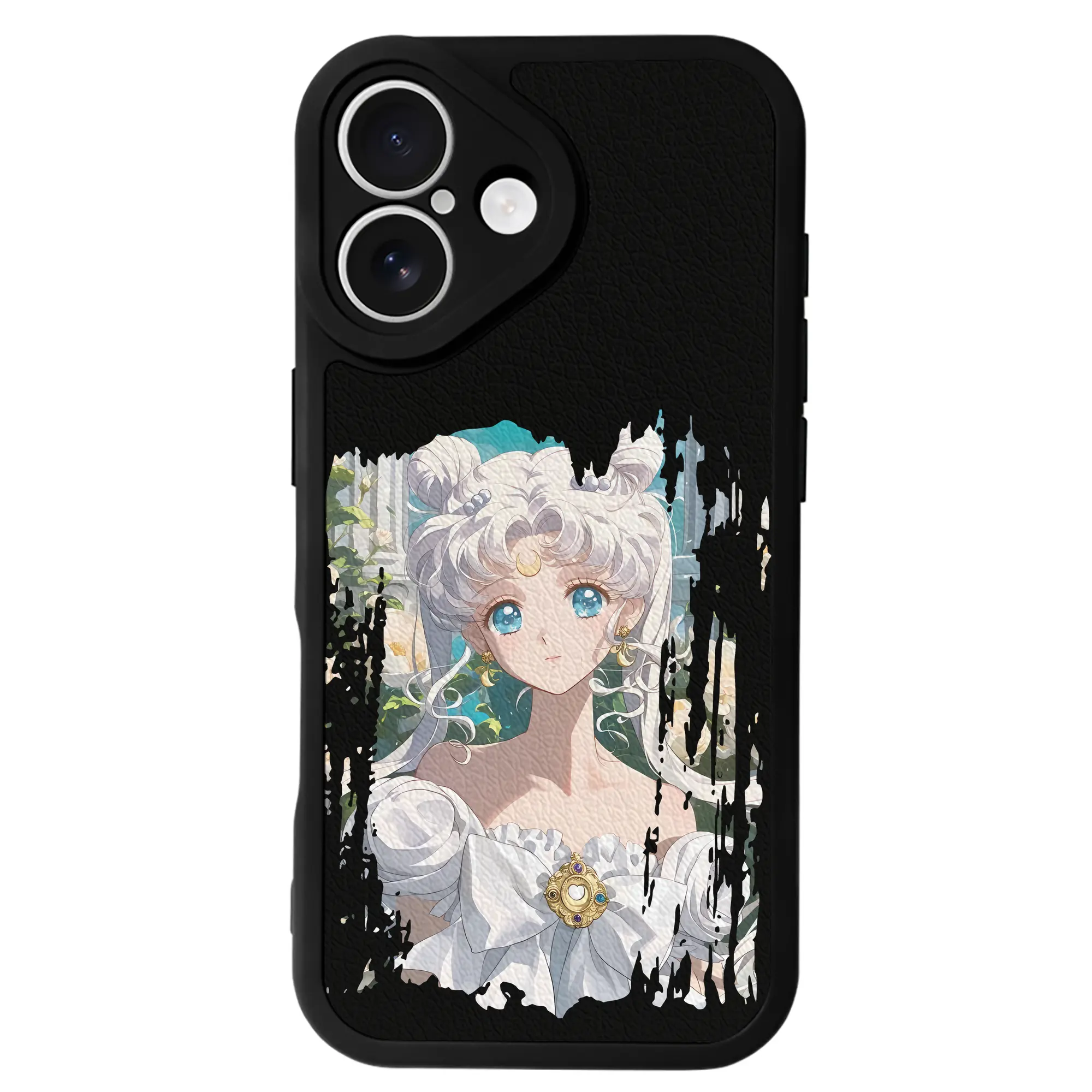 美少女戦士セーラームーン グッズ 月野 うさぎ - IPhone 16シリーズ対応 ・ シリコンスマホケース ・ レザー調 ・ 高精度フィット ・ 耐衝撃 ・ ワイヤレス充電対応 ・ 精密カット